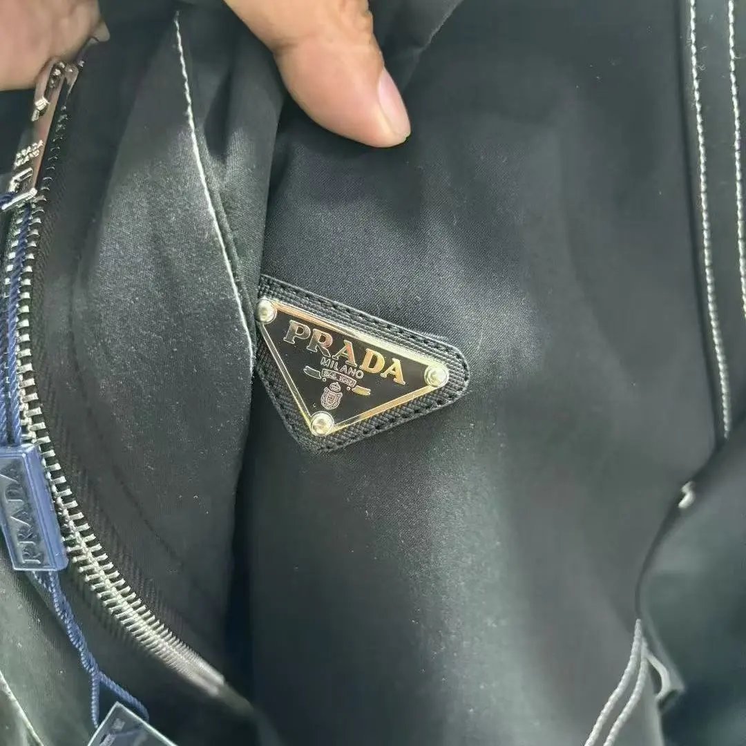 Prada Re-Nylon Windbreaker Gray Jacket Outerwear - 5