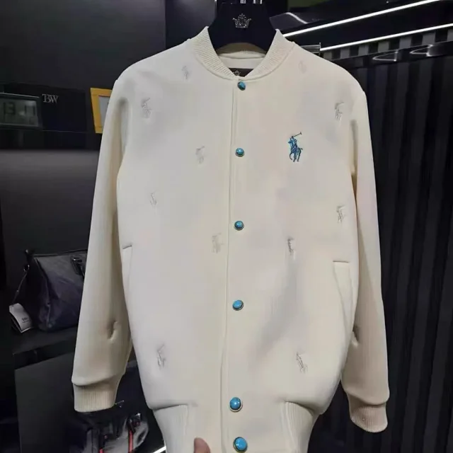Polo Ralph Lauren Coats Collared button-front trench coat with flap pockets product detail image 6