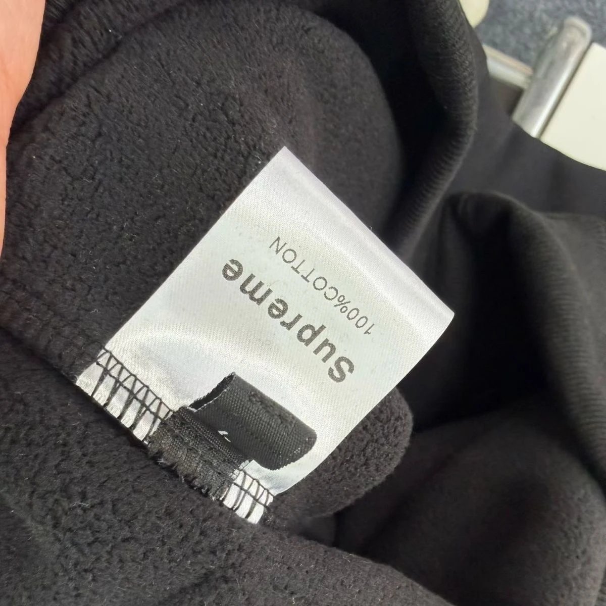 Supreme Hoodies & Sweatshirts Vertical Logo Back Hoodie image 7