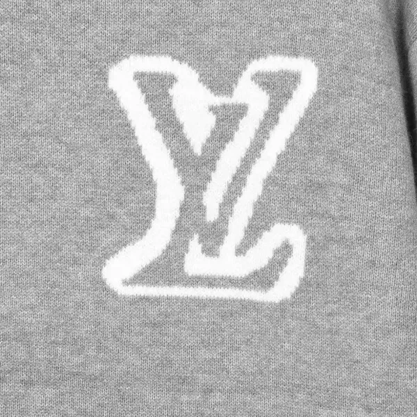 Louis Vuitton Monogram Flower Knit Sweater White - 10