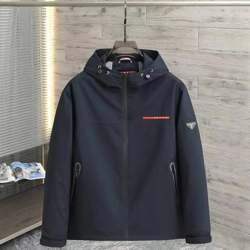 Prada Re-Nylon Windbreaker Gray Jacket Outerwear - 3