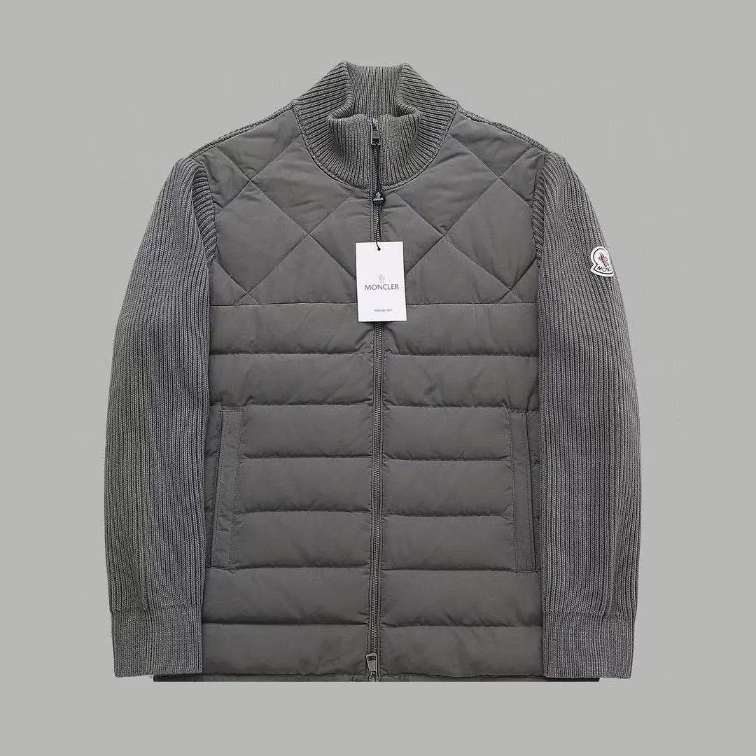 Moncler stand-collar down jacket
