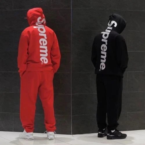 Supreme Hoodies & Sweatshirts Vertical Logo Back Hoodie image 9