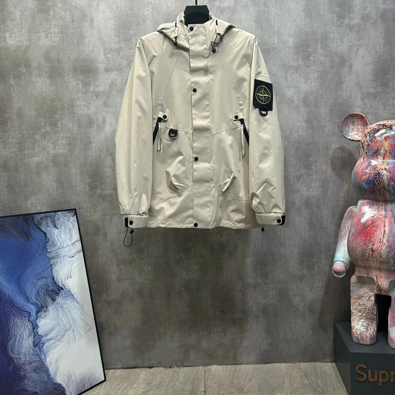 Under Armour Jackets 626 Detachable-Hooded Jacket — Stone Island style 1 – off-white