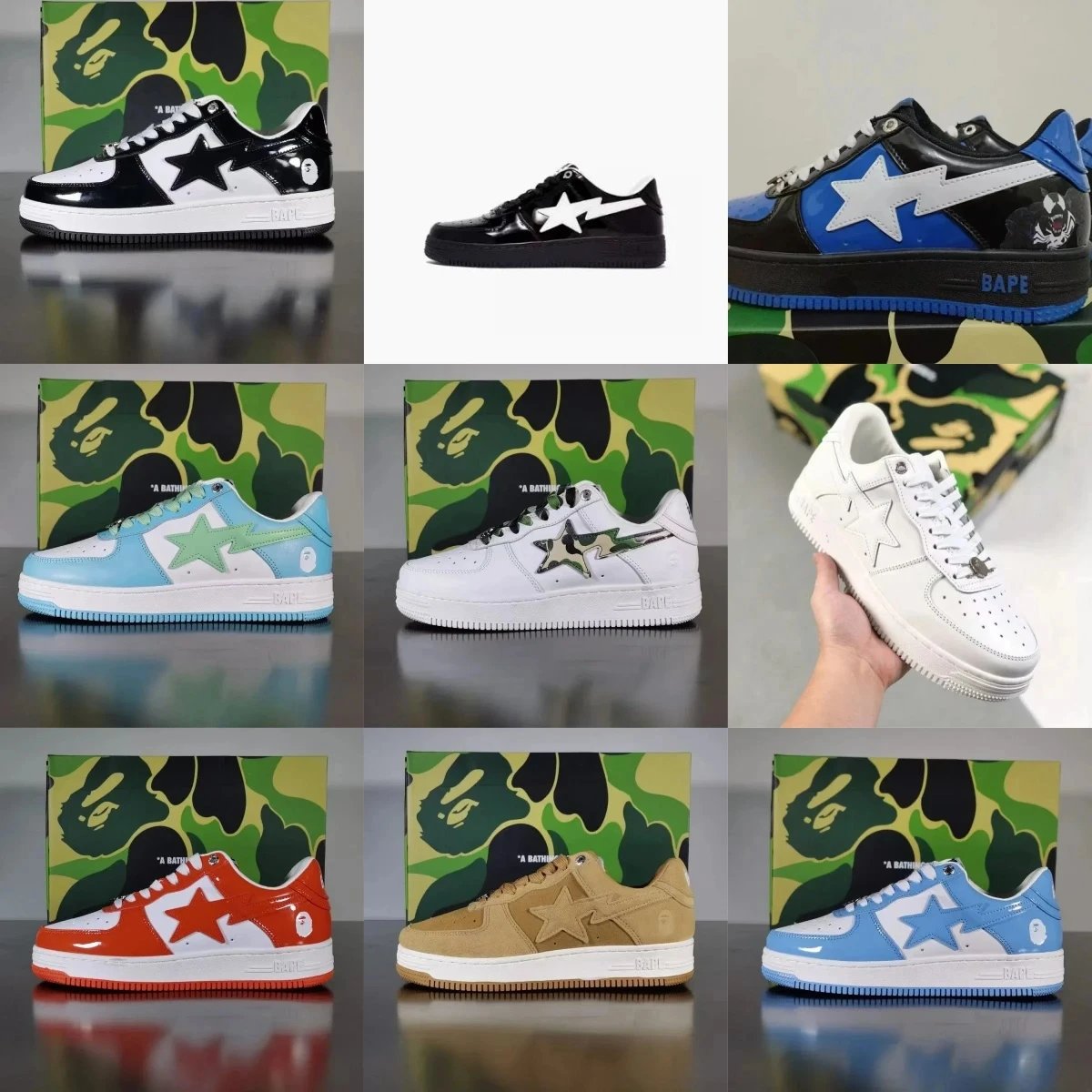 BAPE Bapesta Sneakers [26 styl