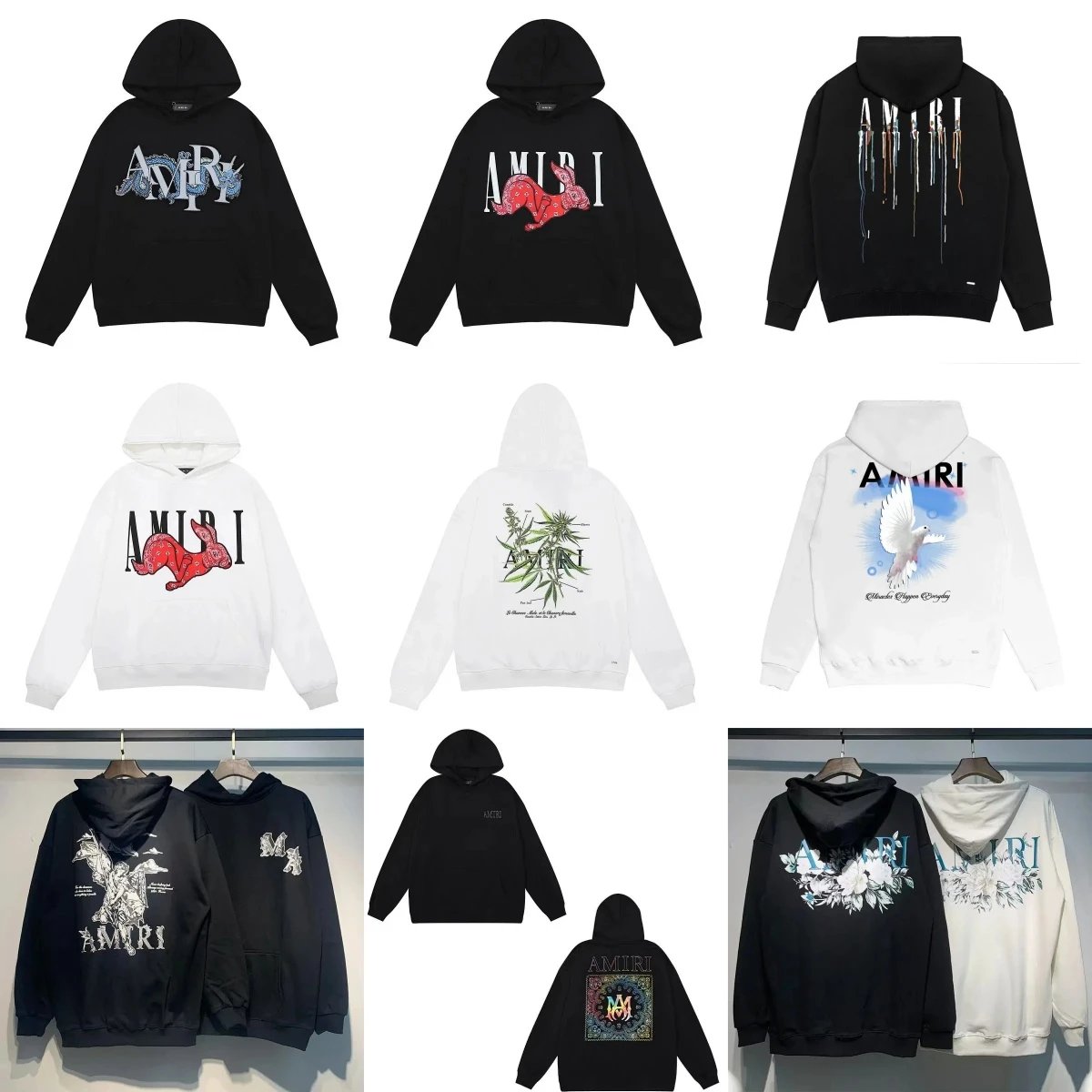 AMIRI Graphic Hoodies [40 styl