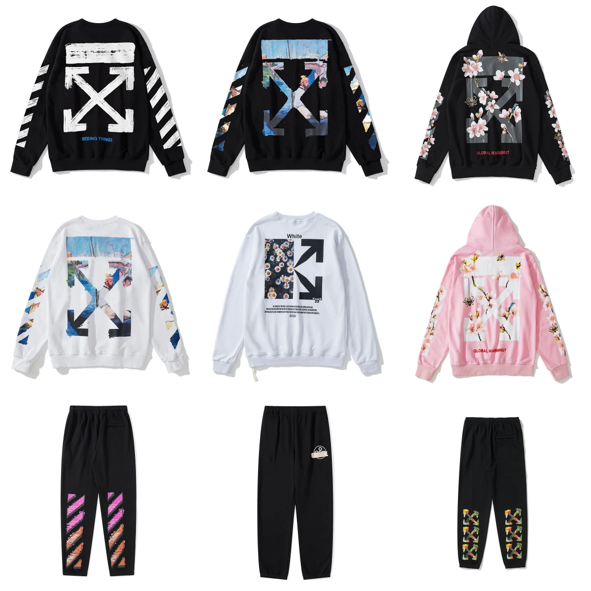 Off-White Diagonal Arrow Hoodi