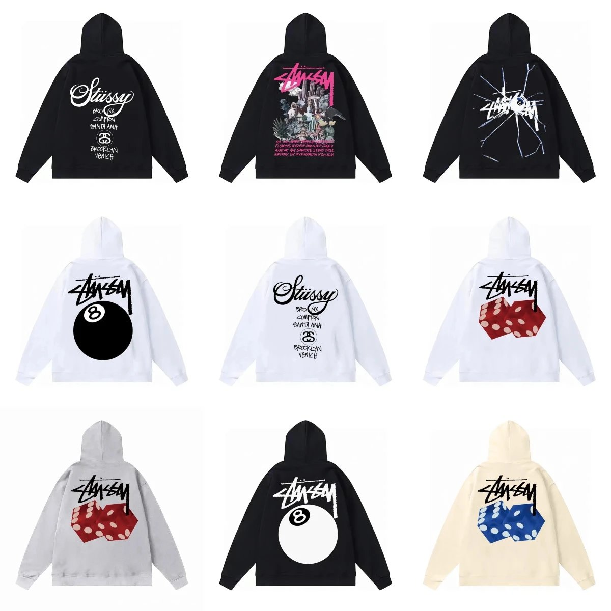 Stussy Back Print Hoodie [33 s