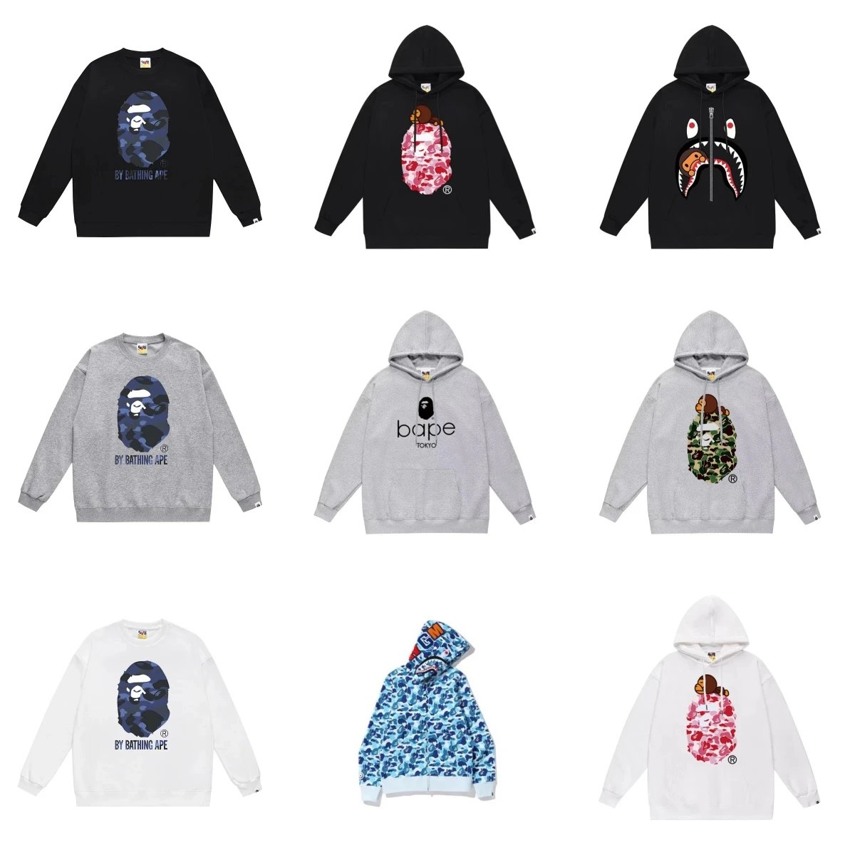 Bape Shark Style Hoodies & Swe