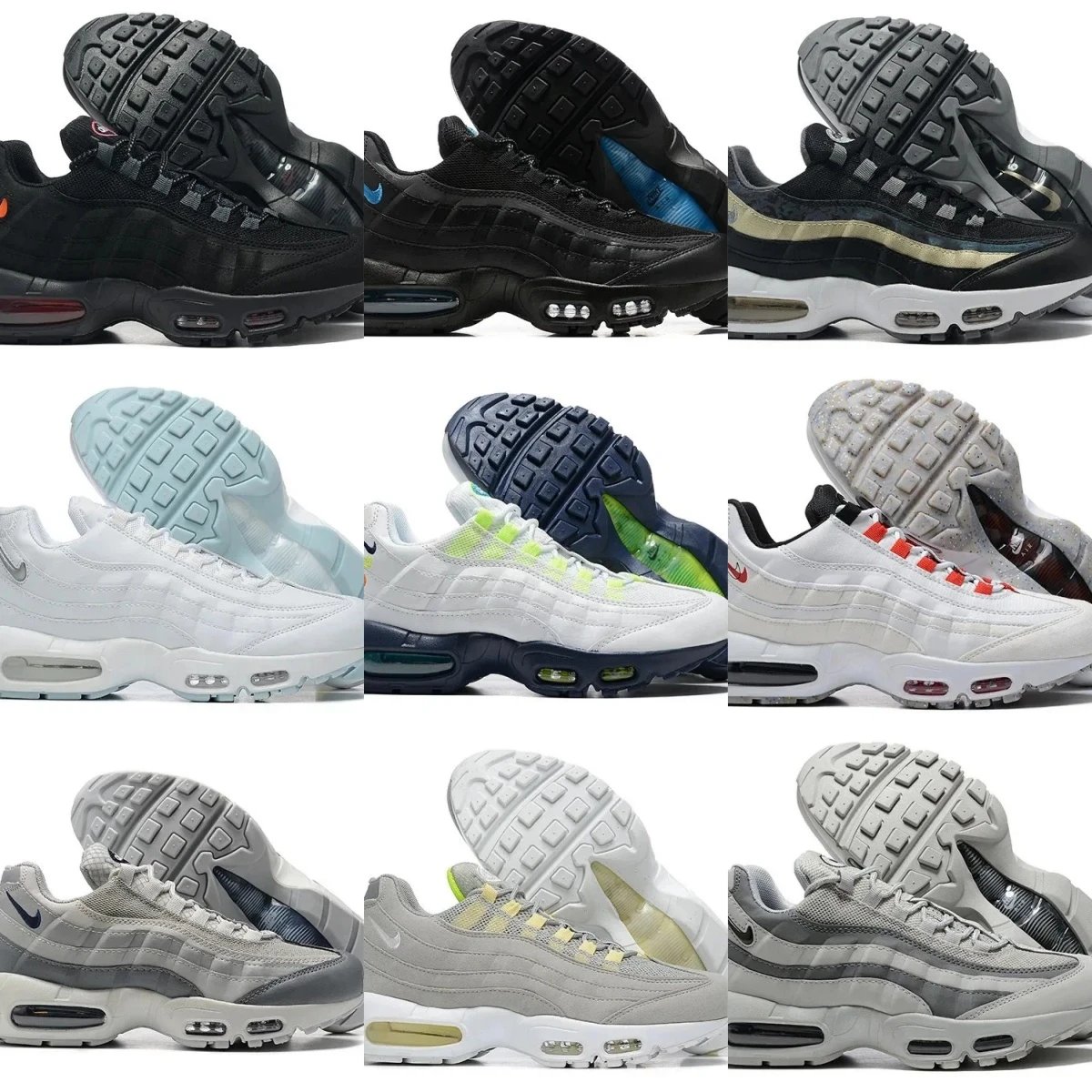 Nike Air Max 95 Black White Ca