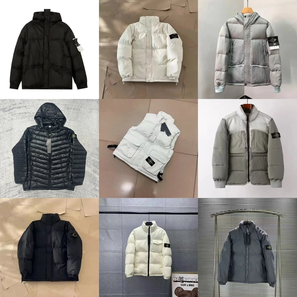 Stone Island Black Puffer Jacket