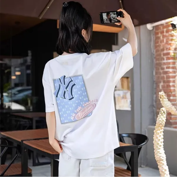 Design B Logo Graphic Print T-Shirt White - 5
