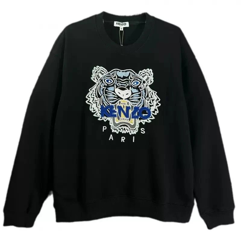 Kenzo Black Tiger Embroidered 