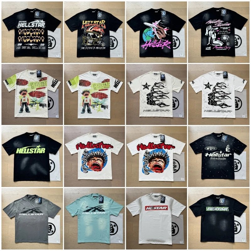 Hellstar Black Short Sleeve T-