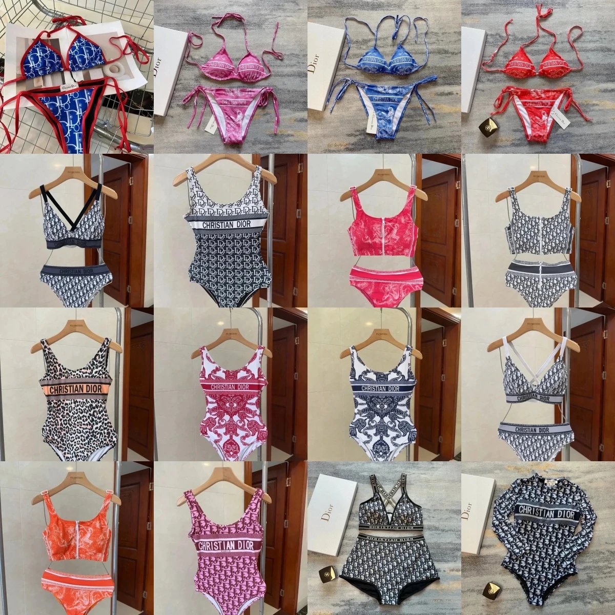Christian Dior Colorful Swimsu
