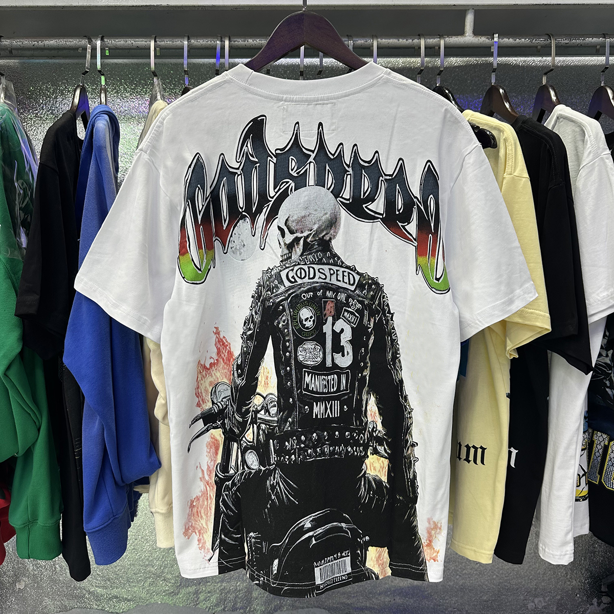 Godspeed White Graphic T-Shirt