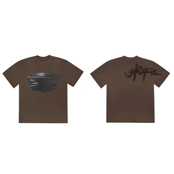 Fear of God Essentials Graphic Print Brown T-Shirt - 1