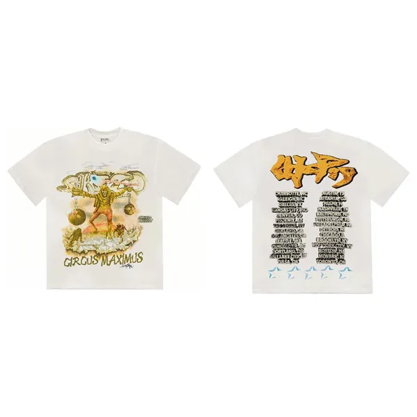 Cactus Jack Utopia Graphic T-Shirt White - 10