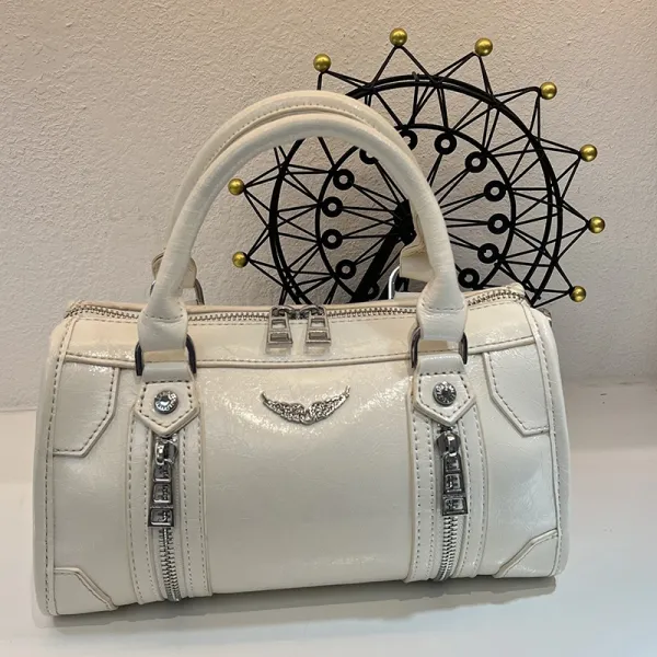 Philipp Plein Voltair Black Leather Boston Bag - 3
