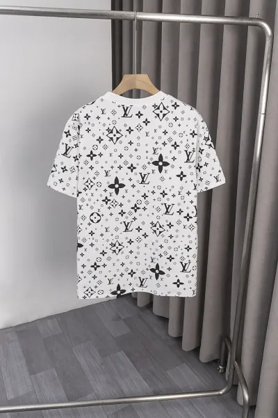 Louis Vuitton Monogram All-Over Print White T-Shirt - 3