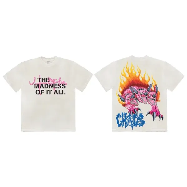 Cactus Jack Utopia Graphic T-Shirt White - 9