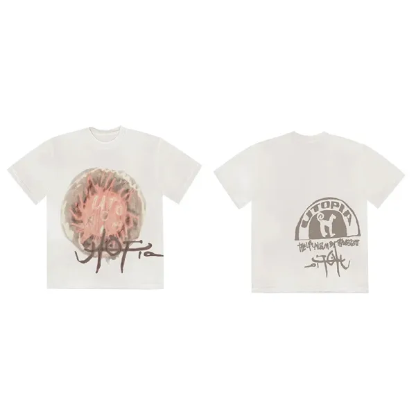 Fear of God Essentials Utopia Graphic Print T-Shirt White - 1