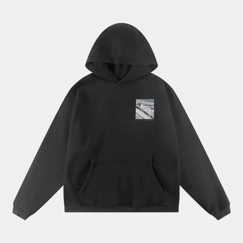 E.R.D Black Distressed Workwear Jacket