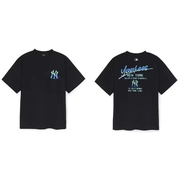 New York Yankees MLB Graphic T-Shirt Black - 1