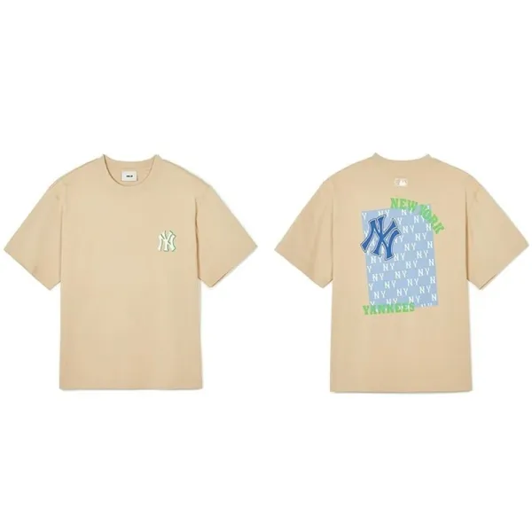 MLB New York Yankees Graphic T-Shirt Beige - 1