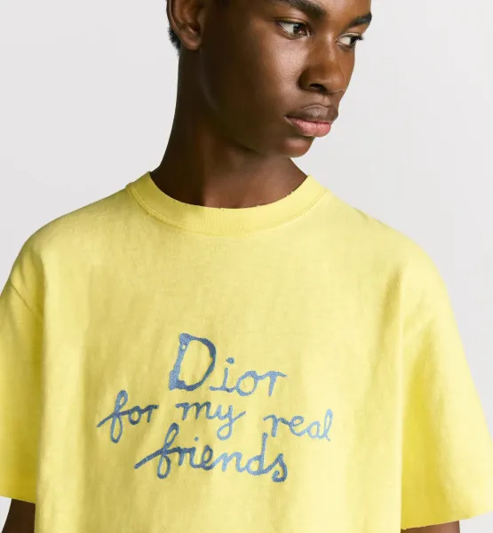 Dior For My Real Friends Black T-Shirt - 8