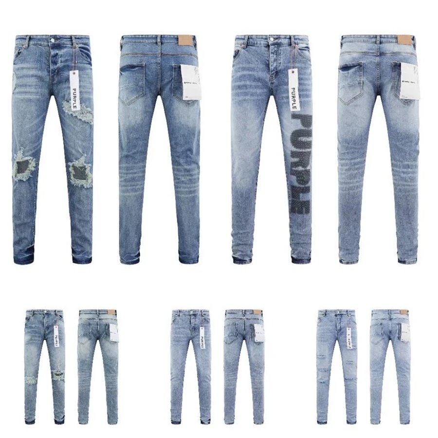 Purple Blue Skinny Jeans