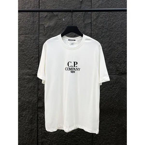 C.P. Company 989 Logo T-Shirt White - 1