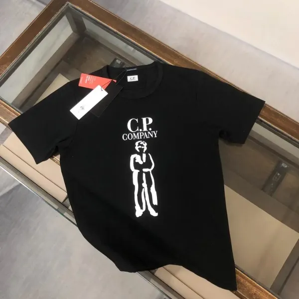 C.P. Company Graphic Print White T-Shirt - 5