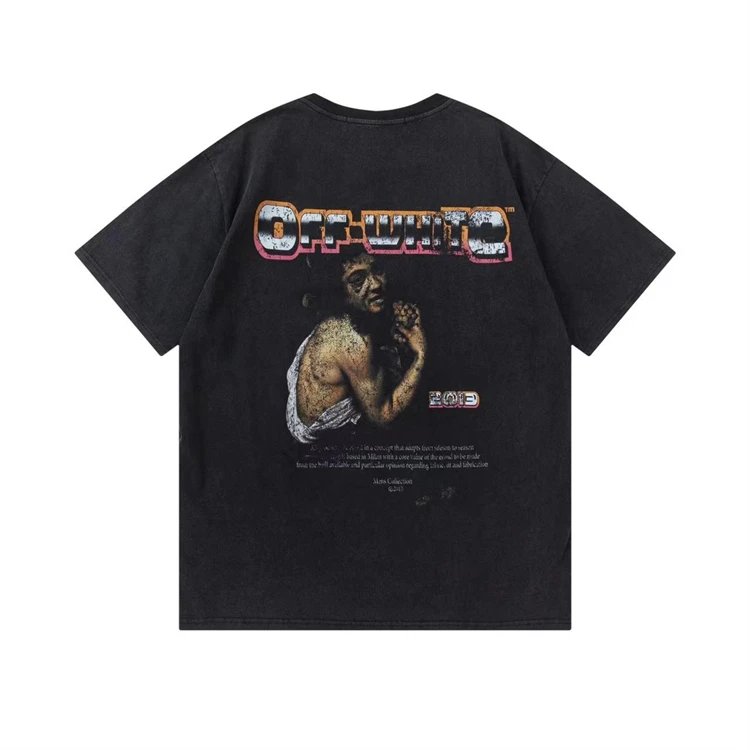 Off-White Black Graphic T-Shir