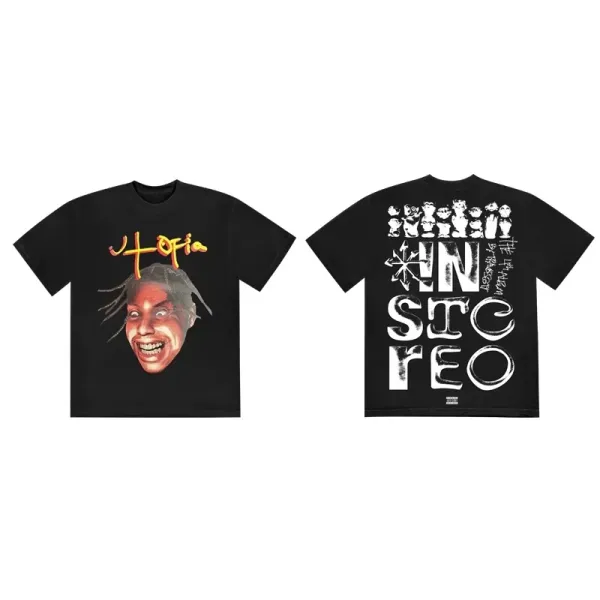 Cactus Jack Utopia Tour T-Shirt Black - 1