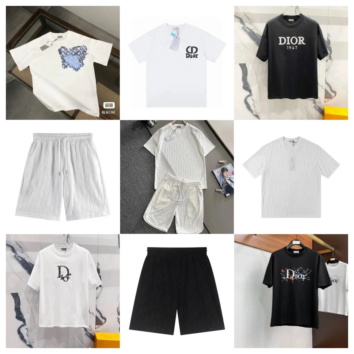 High quality short sleeve shorts set