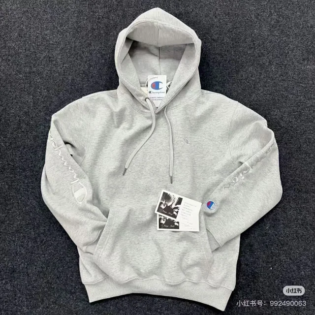 Champion Hoodies & Sweatshirts Pullover hooded sweatshirt with embroidered logo details product detail image 2