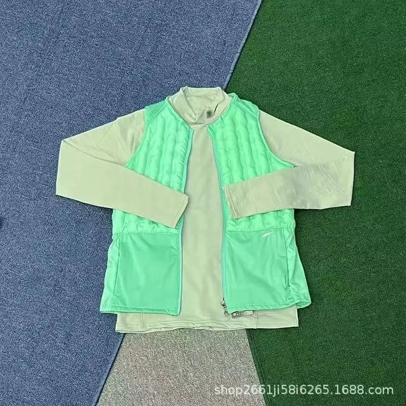 Nike Jackets Hooded graphic windbreaker jacket — Green vest, green long-sleeve