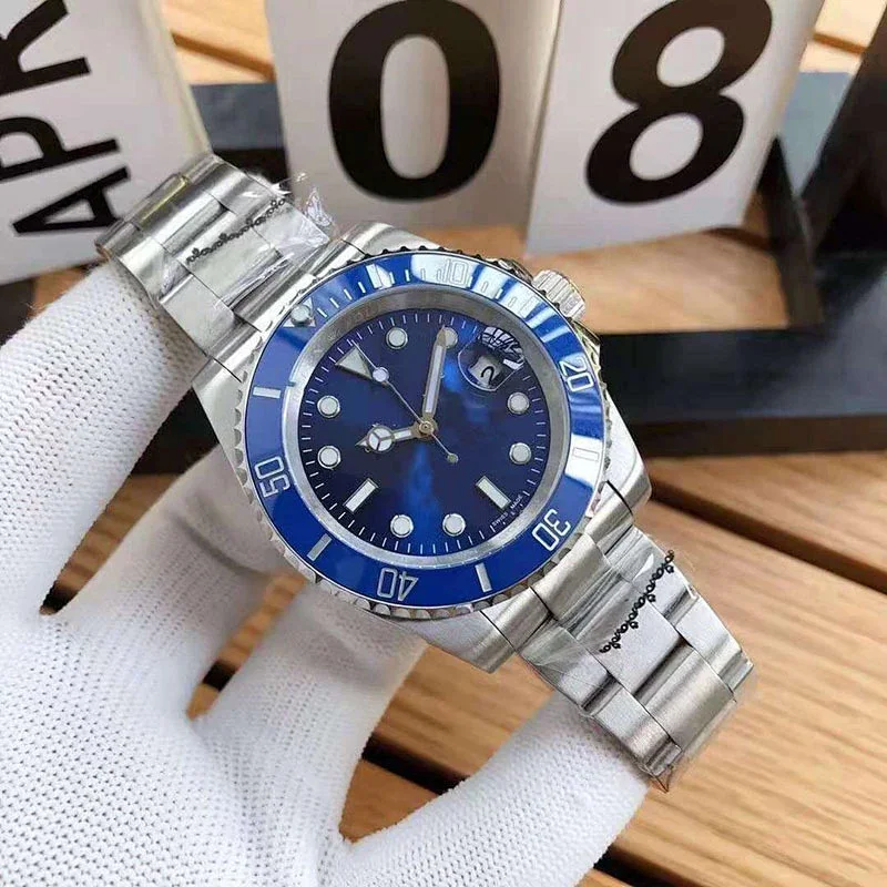 Rolex Watches Stainless Steel Diver-Style Watch — Rolex-02