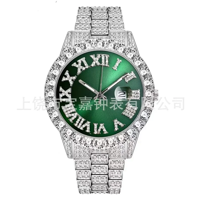 Rolex Watches Stainless Steel Diver-Style Watch — Full Drill Series-02
