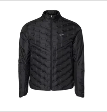 Nike Jackets Hooded graphic windbreaker jacket — Black coat