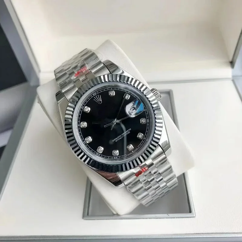 Rolex Watches Stainless Steel Diver-Style Watch — Rolex-06
