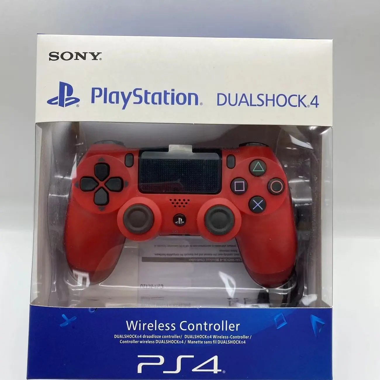 Sony PlayStation wireless controller — PS 4-Red