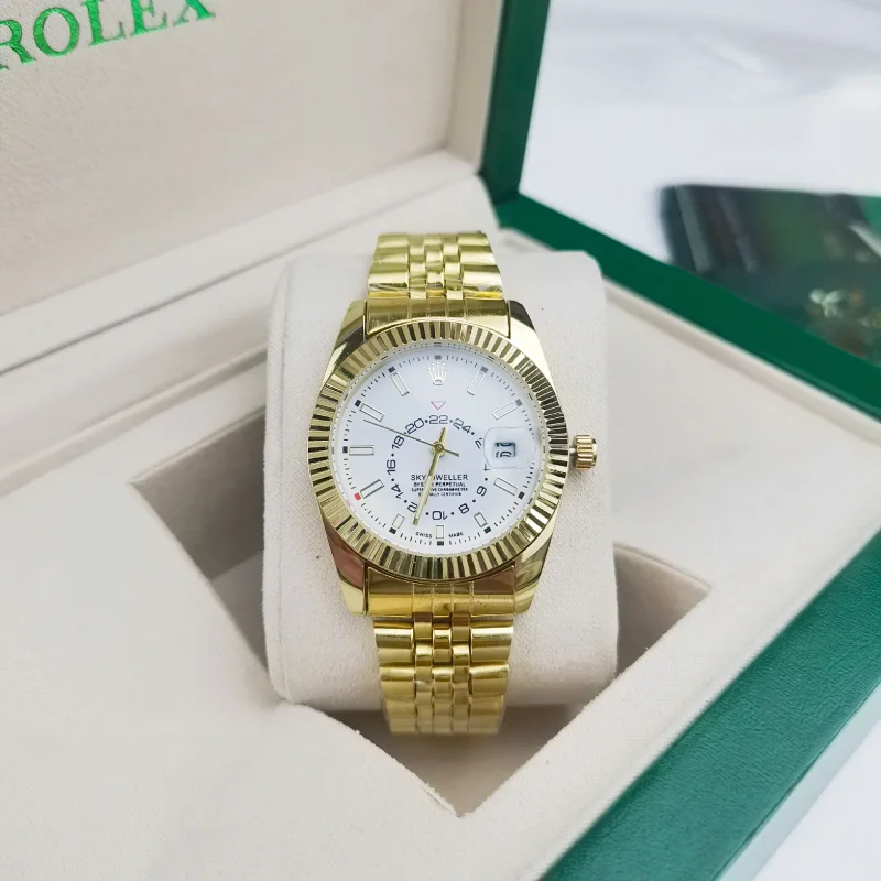 Rolex Watches Stainless Steel Diver-Style Watch — Rolex Gold Watch Series-02