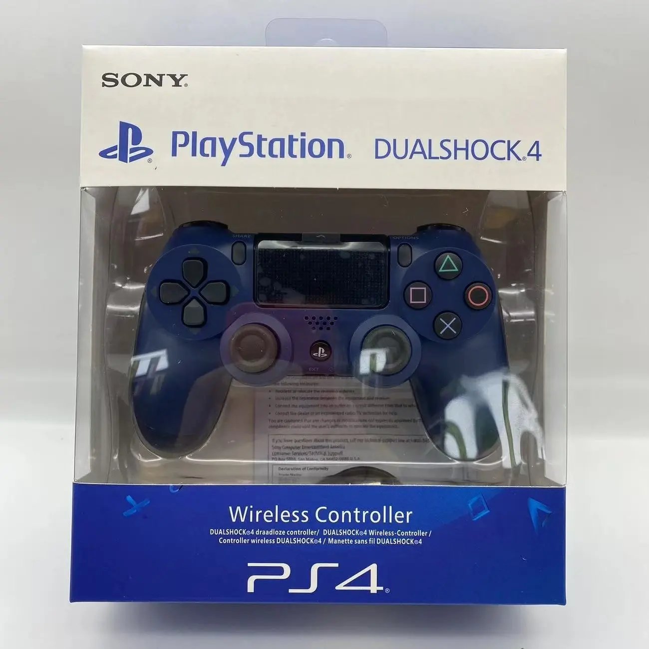Sony PlayStation wireless controller — PS 4-Midnight blue