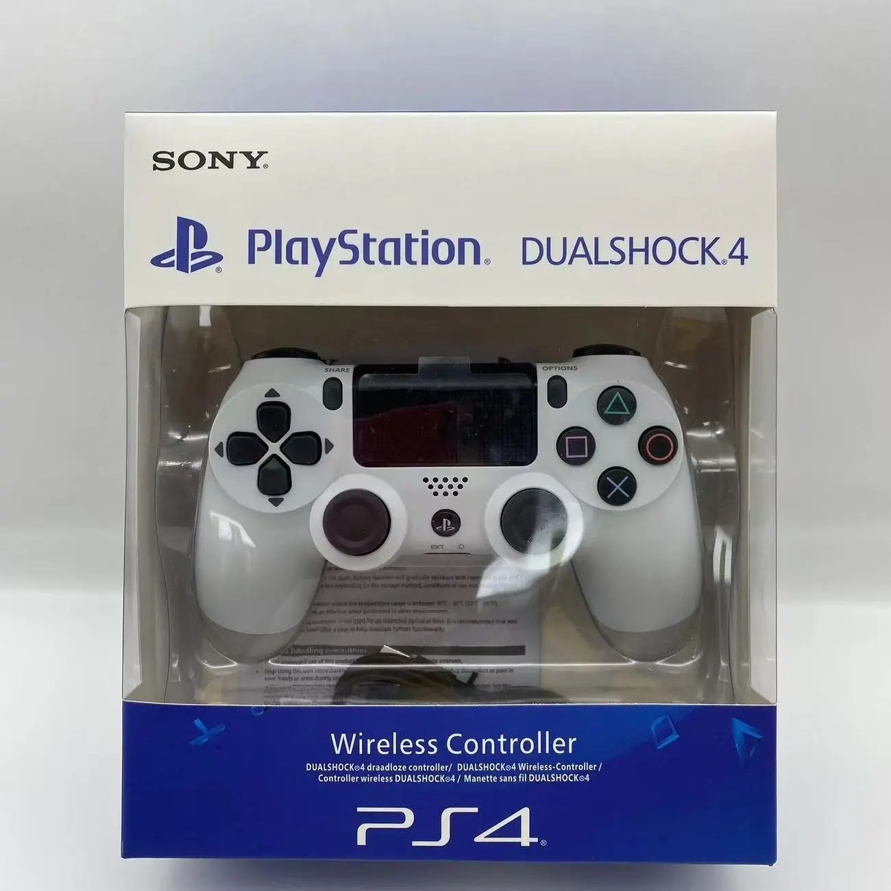 Sony PlayStation wireless controller — PS 4-white