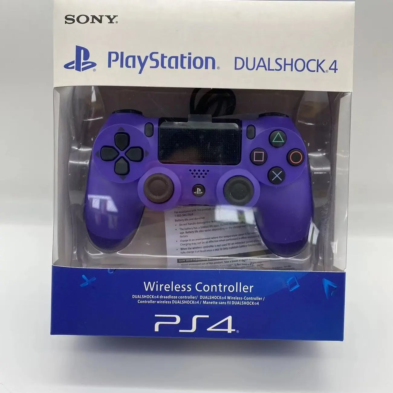 Sony PlayStation wireless controller — PS 4-purple