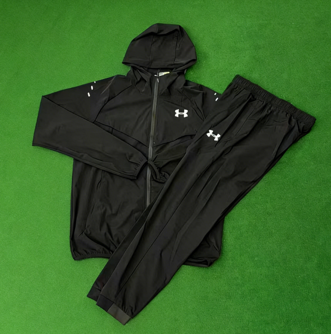 Under Armour Jackets Zip-Front Sports Jacket — UA black suit