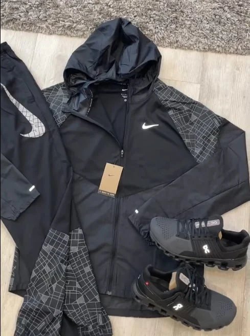 Nike Hooded and stand-collar zip sports jackets image 11