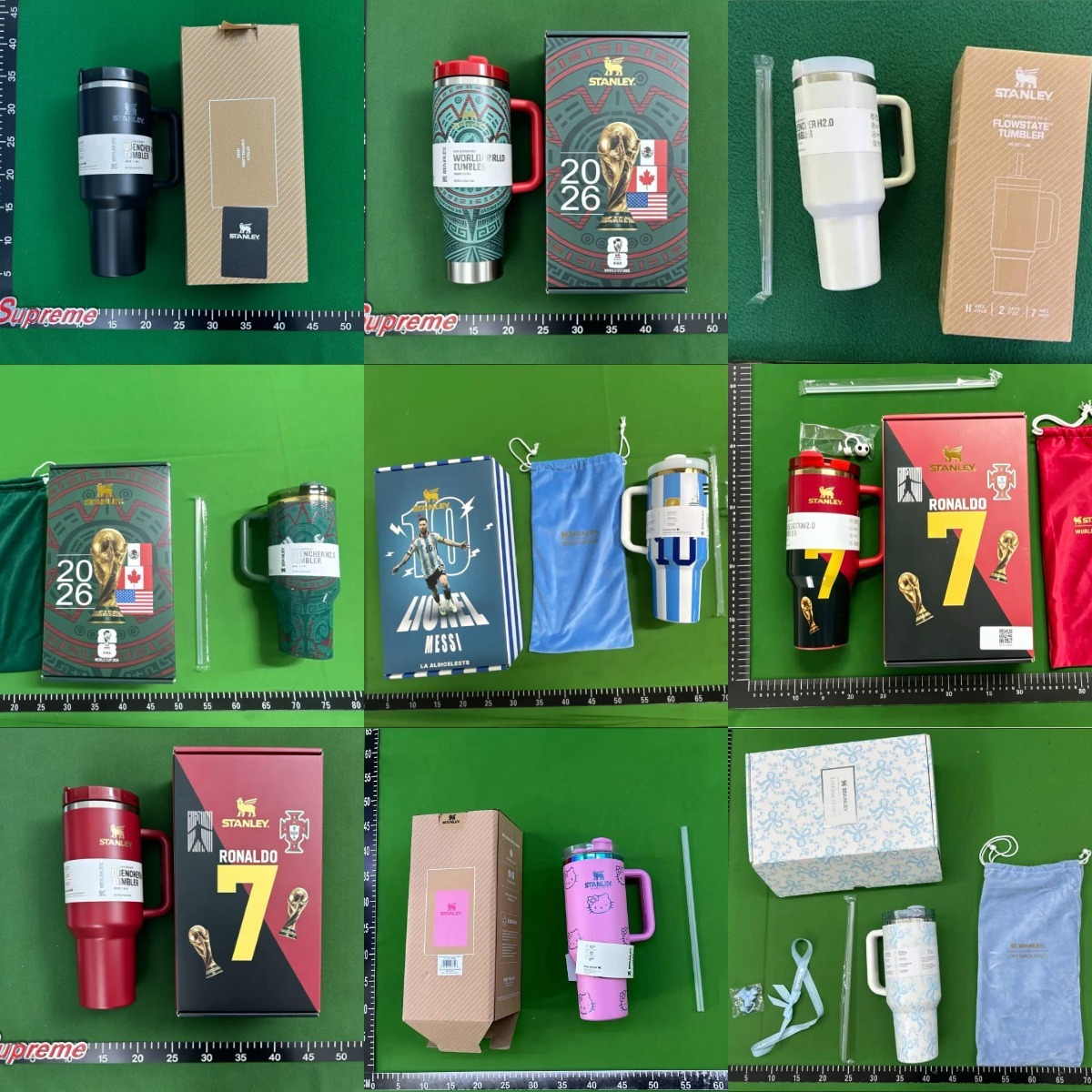 Stanley Uncategorized Quencher H2.0 Tumbler with sports-themed designs image 1
